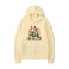 Autumn Cat Sushi Print Printed Men's Hoodie Brand Hoody Y2K Clothes Vintage Fashion Casual Unisex Long Sleeve Pullovers