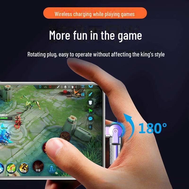 6A вращающийся локтевой сверхбыстрый зарядный кабель Type-C для телефонов vivo, Huawei, Apple, OPPO