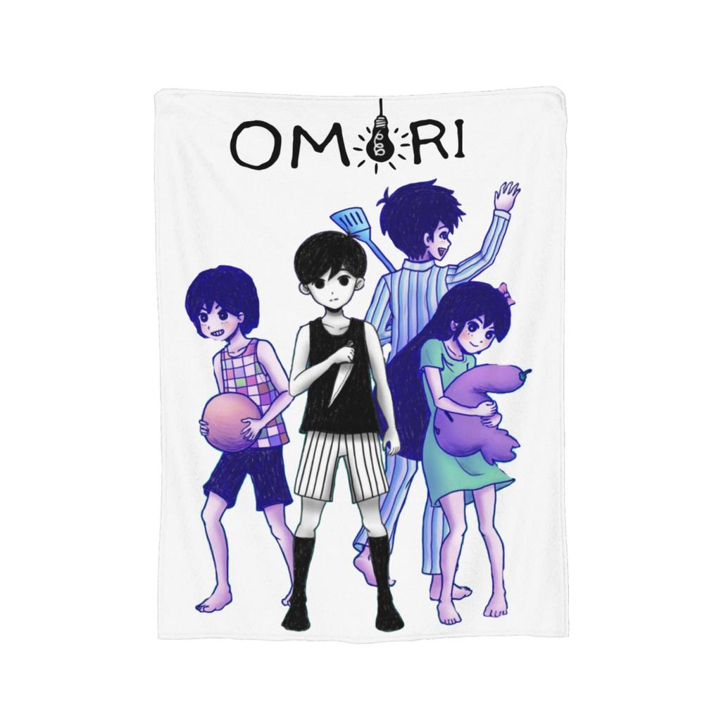 Omori Kel Aubrey And Hero Blanket Flannel Printed Game Multi-function Soft Throw Blankets for Bedding Bedroom Plush Thin Quilt