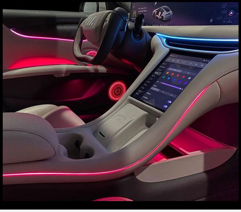 Динамическая подсветка салона для ZEEKR LS6/L6/LS7 с управлением через оригинальный экран