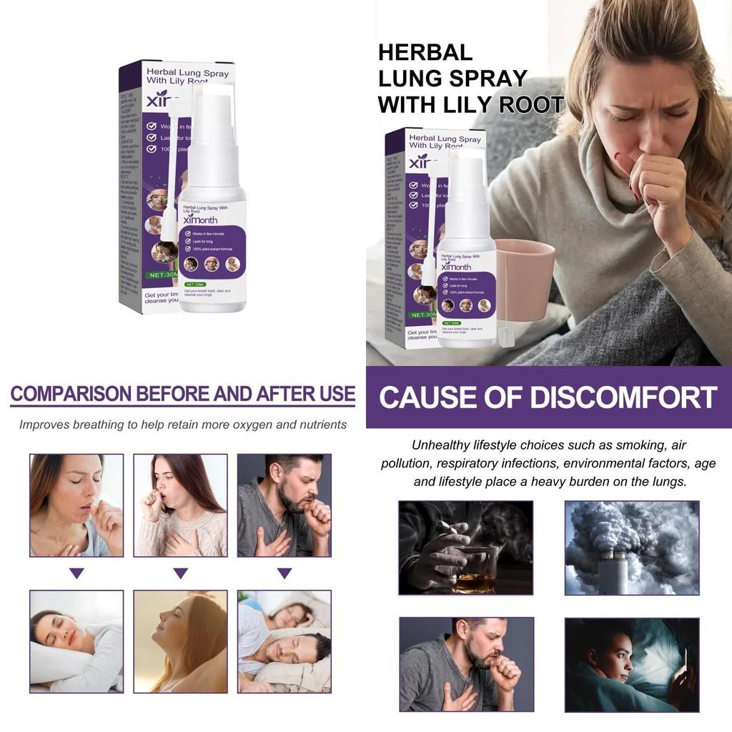 Спрей для ухода за телом Ximonth для успокаивающего облегчения раздражения горла и заложенности носа