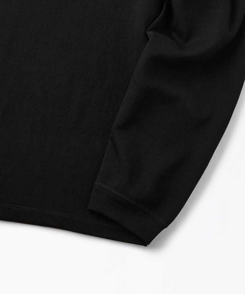 OUTSTANDING Turtleneck Long Sleeve Tee_Black