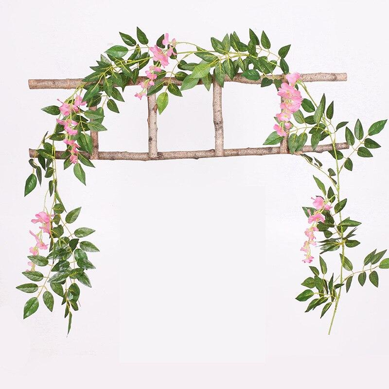 Artificial Flowers Wedding Vine Wedding Decor Ivy Decoration Real Touch Silk Flower String Home Hanging Garland Party