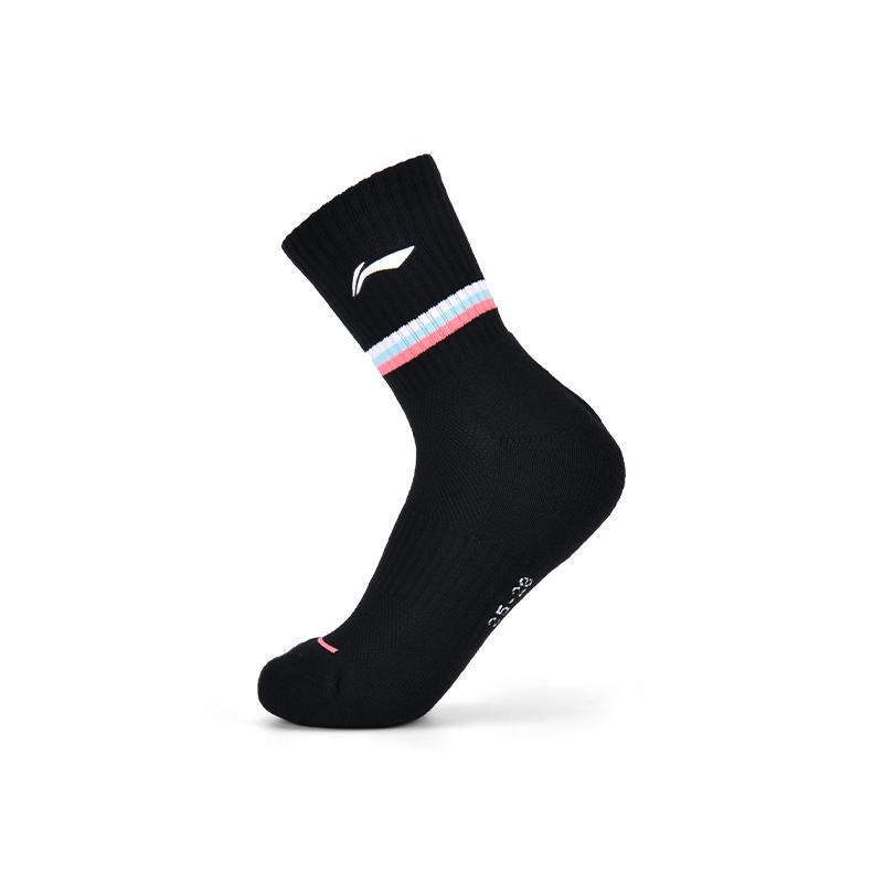 Li Ning Носки средней длины унисекс черные AWST057-2