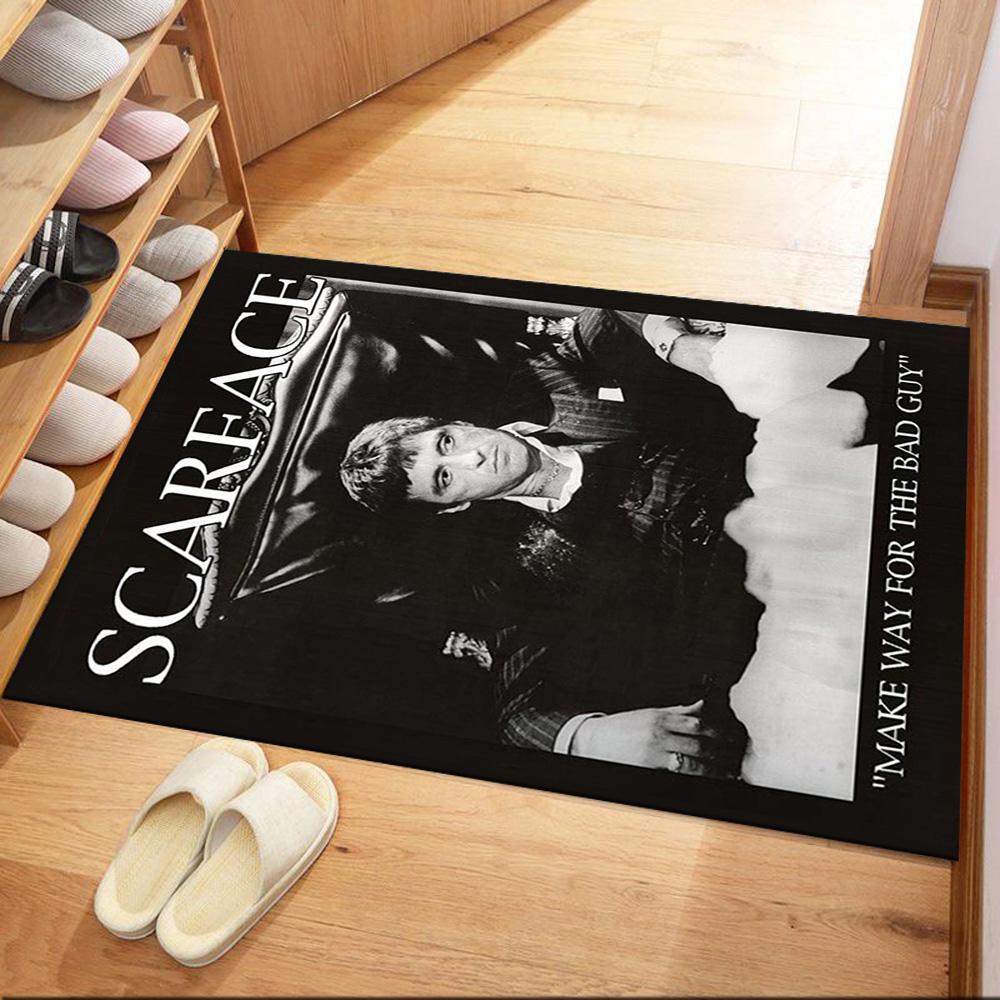 Scarface Style Square rugs are a great choice for living rooms, bedrooms, home décor, and as gifts.