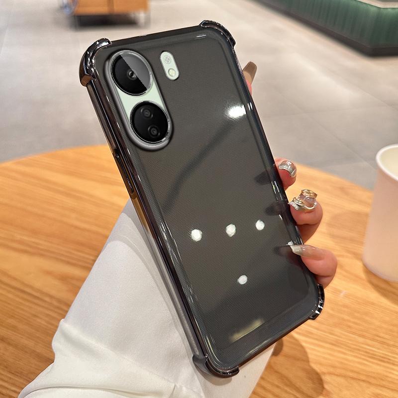 Противоударный чехол из ТПУ с подушкой безопасности для Redmi 14C 13C 12C 12 10 10C 9 9A K50 K60 K70 Pro Redmi Note 14 13 12 11 10 Pro 9s 13R Xiaomi 14 13 Pro