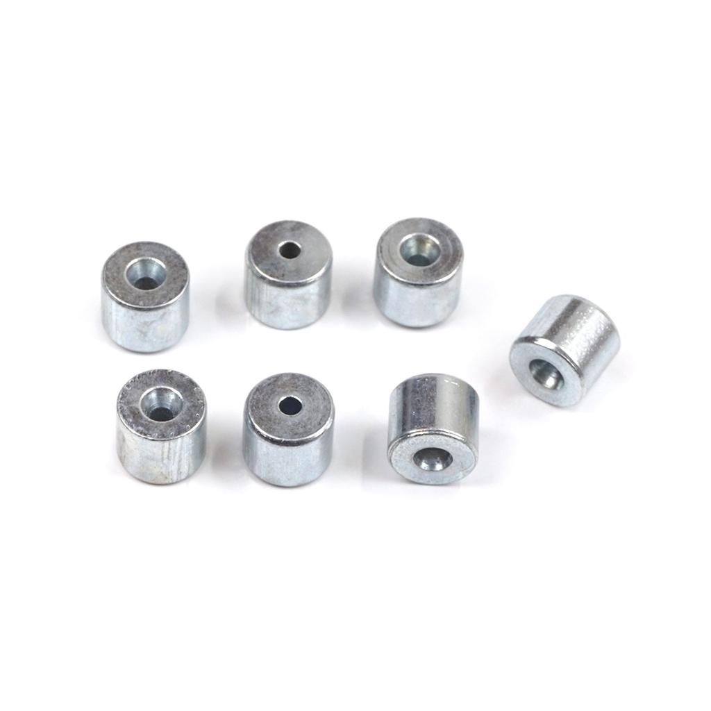 BCR017 100 шт. Ремонтный стальной трос для стеклоподъемника автомобиля, концевой штифт, стопорная втулка, заклепка 6,5x5,5/1,7 мм