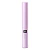 #F USB Rechargeable Anti-Scald Electric Portable Straightening Brush (Purple)