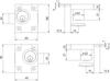 Zmb-2 Nickel-Plated Furniture Lock, Left - Mp Zm-2 Le
