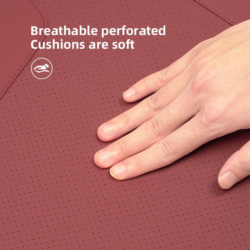 JOFT7 Car Seat Cushion Leather Soft Pad 6CM Thick Sponge Cushioning For Citroen C5X e-C4 X e-C3 C4 C3 C5 Berlingo C-Elysee C1 C6 C2