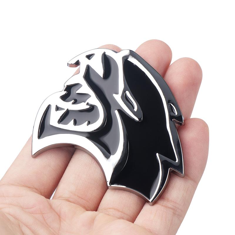 3D Personalized Car Body Badge Stickers Auto Side Fender Rear Trunk Decals For Dodge Durango Caliber Dakota Neon Nitro Ram Dart ZZ9