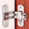 1pc Heavy-Duty 90-Degree Door Lock - Weatherproof, Secure for Home Use, Ideal for Barn & Cabinet Doors