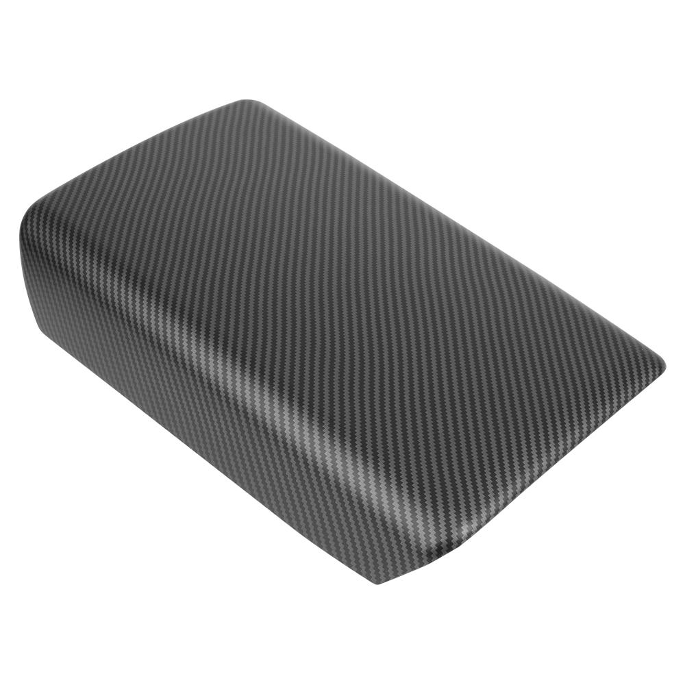 Для Tesla Model 3 Model Y 2019-2022 защитная декоративная крышка из углеродного волокна черного матового цвета для центральной консоли и подлокотника