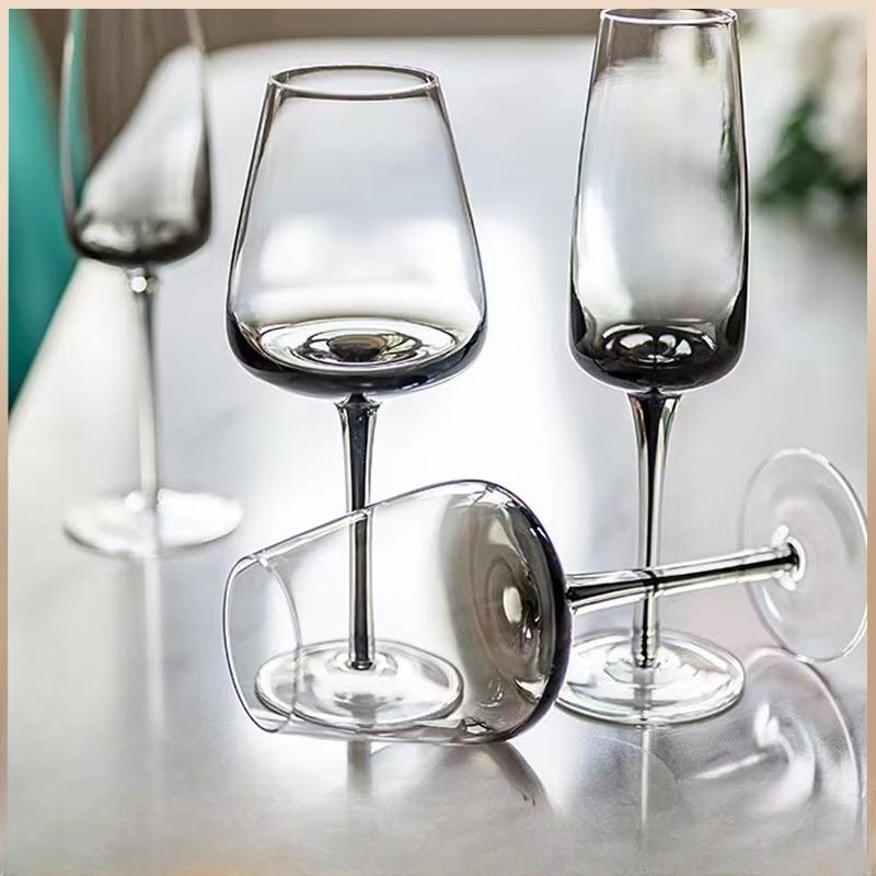 Набор из 6 серых бокалов для вина Shangqi Luxury (2-Pack)