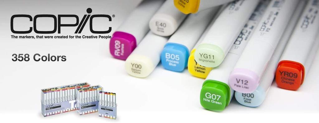 Too Copic набор 12 цветов TG набор