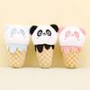 Adorable Plush Panda Ice Cream Cone Keychain Perfect Bag Accessory Cute Toy