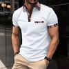 Summer New Men's Casual Lapel Short-sleeved Fake Pockets POLO Shirt Fashion Loose T-shirt Tops