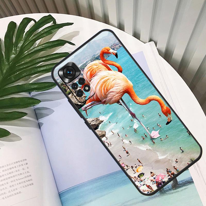 Flamingo Bird Case For Xiaomi Redmi Note 9 8 10 11 12 Pro Note 11S 10S 9S Redmi 12C 9C 10A 10C Back Cover