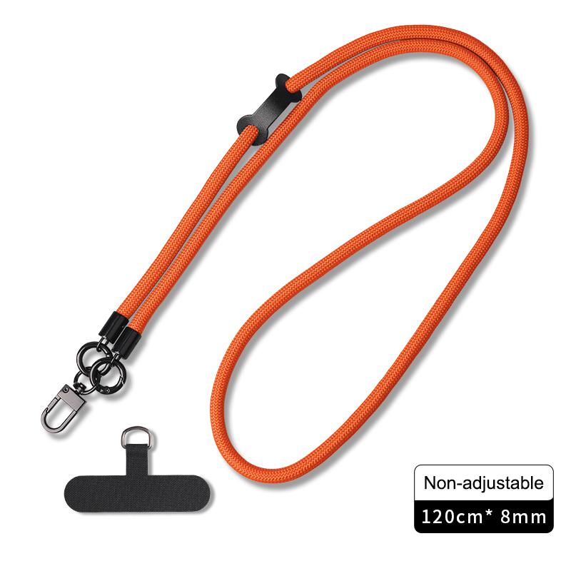Универсальный шнурок для телефона, шнурок-ремешок против потери, съемный цветной шейный шнур, страховочная привязь для телефона, цепочка-брелок, веревка с картой