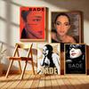 Известная певица Sade Винтажная серия Качественные отпечатки и плакаты Водонепроницаемая бумага Наклейки Плакаты и наклейки для кофейни и бара