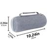 co2CREA Storage Case for JBL Flip 7/Flip 6/Flip 5/Flip 4 Bluetooth Speakers (Hard Case, Gray)