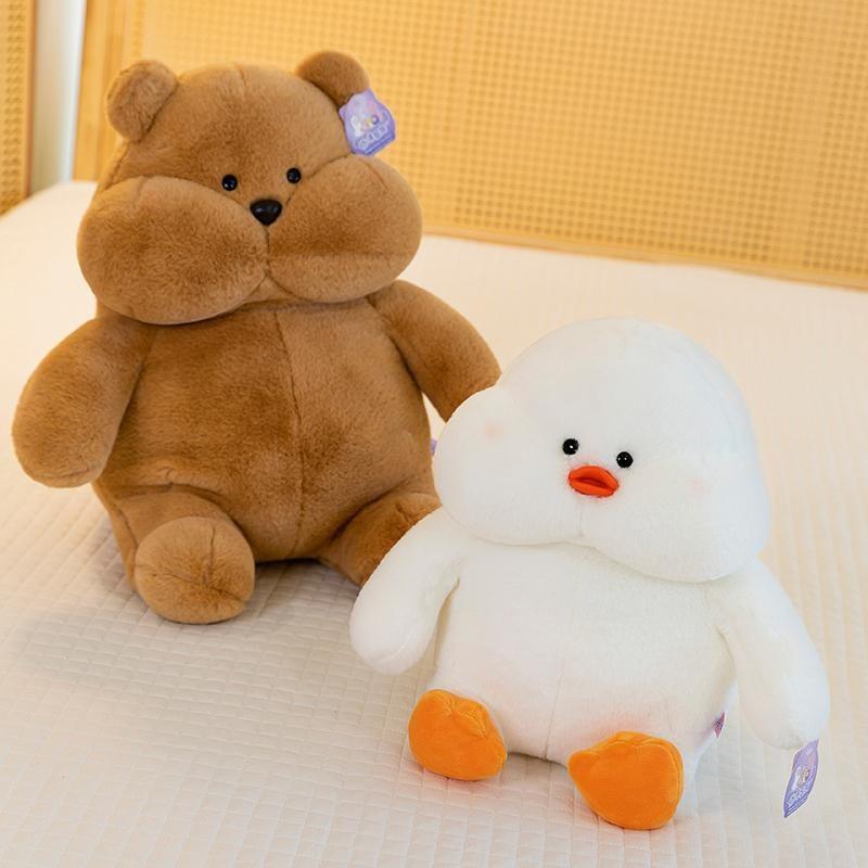 Duck Plush Toy Bear Rabbit Cartoon Pacify Doll Children Home Decoration Gift