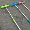 Window Cleaner with Retractable Handle Glass Doors Mirrors Natural Rubber Scraper Adjustable Length Window Wiper