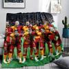 Фланелевое одеяло с узором Galatasaray, Высококачественное, Удобное для всех сезонов, Домашний декор, Тепло и уют, Идеально для подарков.