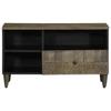 TV Stand 80 x 33 x 46 cm Solid Mango Wood