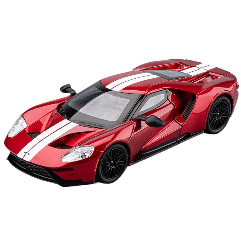 1/24 Ford GT Supercar Alloy Model Car Toy Diecasts Metal Casting Sound and Light Car Toys for Children Vehicle