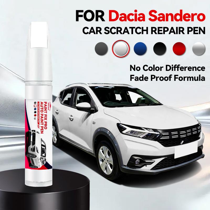 Ремонтный маркер для краски автомобиля Для Dacia Sandero 2008-2025 Аксессуары для ремонта царапин на краске Синий Зеленый Серый Красный Белый Серый Бежевый