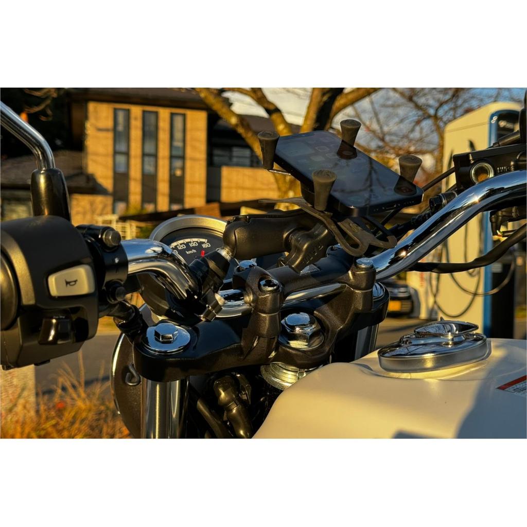 PLOT Clamp Ram Mount Standard Anti-Vibration Set, X-Grip (S), Arm, 1-Inch Ball, RAM-PL8