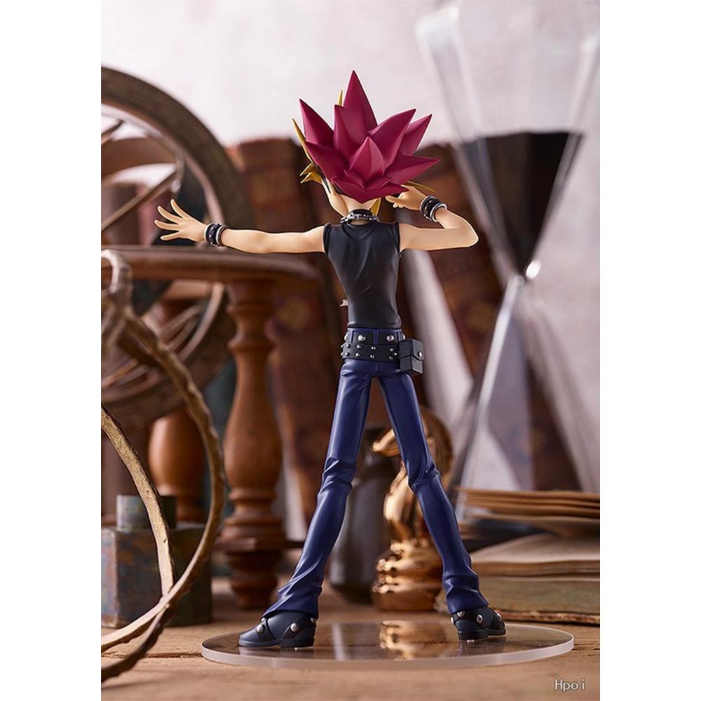 17CM Anime Game Yu-Gi-Oh! Duel Monsters Yami Yuugi Figure Battle Light Series Dark Magician Girl Model Toy Doll Action Figure