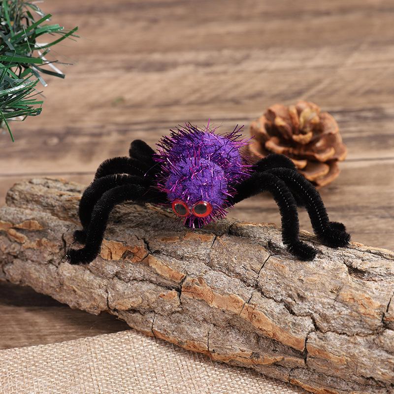 Halloween Spider Hairpin Ghost Festival Children's Party Decoration Props Funny Spider Clips Headwear
