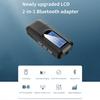 Приемник Bluetooth 5.0, передатчик, беспроводной аудиосигнал с адаптером ЖК-экрана, 3,5 мм, AUX, автомобильный Bluetooth, громкая связь