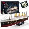ASSYME Cubic Fan 3D Puzzle Craft Kit Titanic L521h (No Glue or Tools Required)