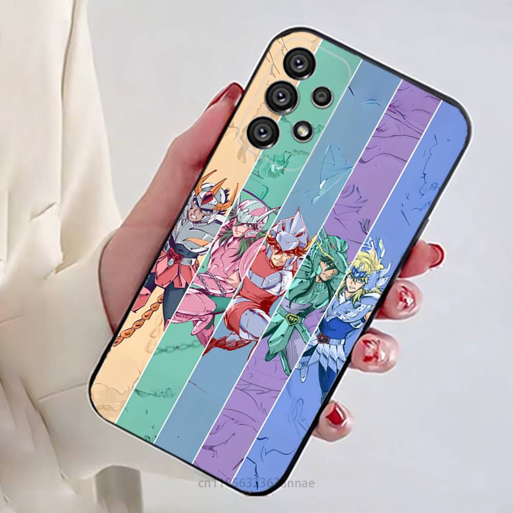 S-Saint Seiya Knights Zodiac Phone Case for Samsung Galaxy A73,23,53,33,14,24,13,72,22,52,32,54,A34 Soft Cover