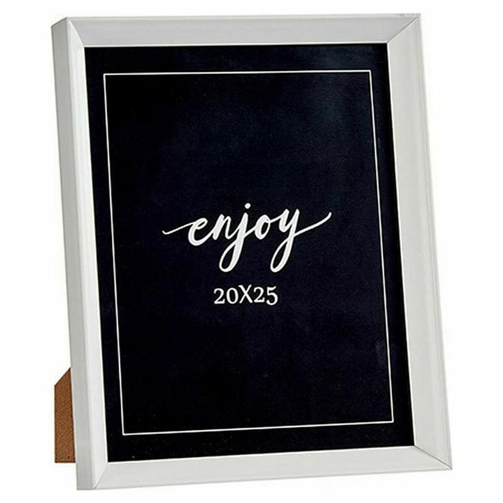 Photo Frame White Plastic Glass (22.2 X 3.5 X 27.3 Cm) (6 Units)