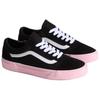 Vans Низкие кеды для скейтборда Old Skool, унисекс, черные с розовым, VN000D6WPIB