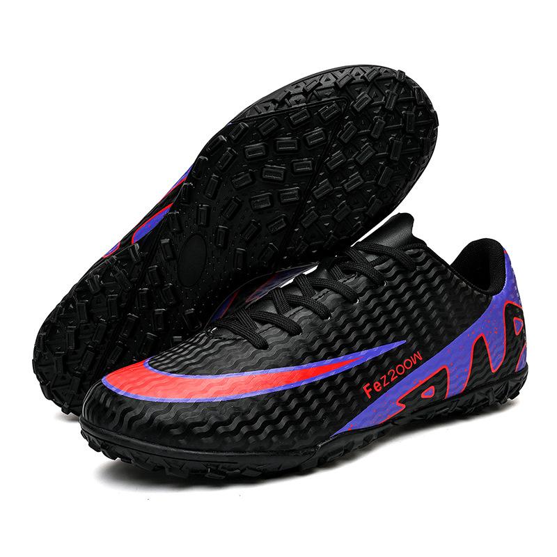 2024 Spring New Seamless Flying Knitted Football Shoes Men's Broken Nails Tf Long Nails Ag Training Boots for Shipping
