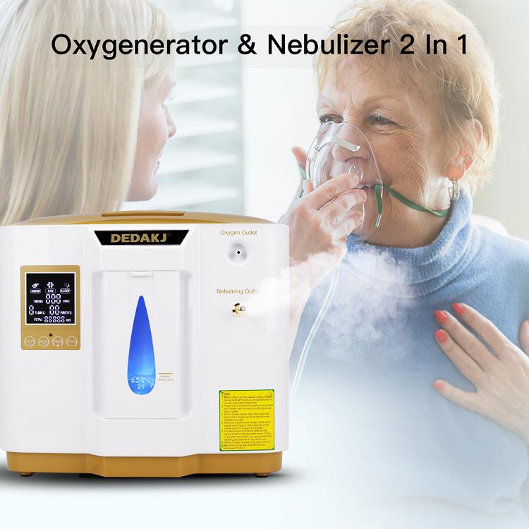 DEDAKJ DE-1LW Oxygen Concentrator Atomizer Oxygen Generator Upgrade Model