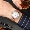 Мужские Часы Бизнес Наручные Часы Роскошный Кожаный Ремешок Аналоговые Часы Кварцевые Наручные Часы Часы Мужские Женские Повседневные Простые Часы