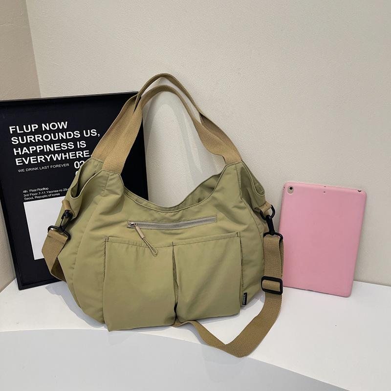 Осенняя женская сумка-тоут и кроссбоди премиум-класса большой вместимости с плиссировкой