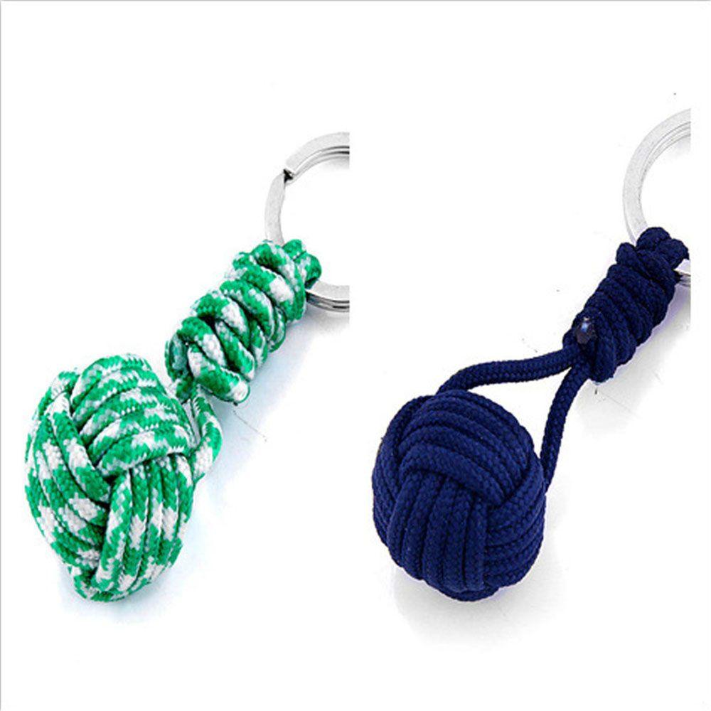 Men Parachute Rope Lanyard Jewelry Outdoor Survival Key Ring Fashion Accessories Keyfob Key Chain