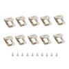 10 Sets Stainless Steel Belt Clips with Screws N169778 Deformation Proof Belt Clip Hook Drill Tool Kit for 20V MAX Tool