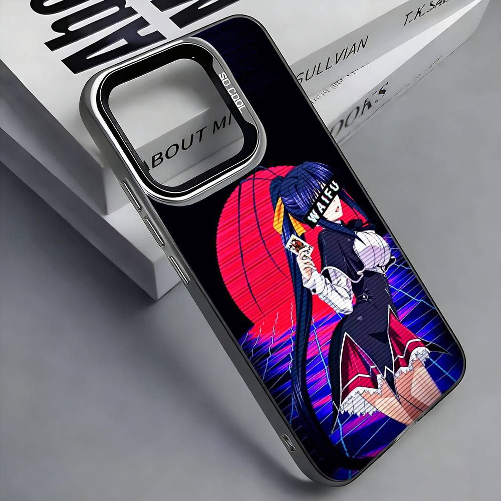 Чехол для телефона High School DxD Риас Гремори Для iPhone 17, 16, 15, 14, 13, 12, 11 Plus, Pro Max, Цветной Серебристый Funda Чехол