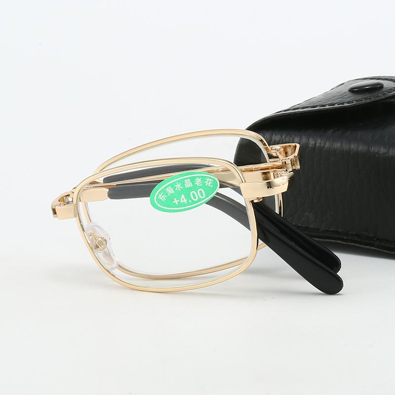 Folding Glass Reading Glasses Crystal Glass Reading Glasses Stall Running Rivers And Lakes Flower Glasses