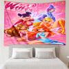 Wink Club Magical Friendship Tapestry Room Decoration Wall Hanging for Living Room Bedroom, dormitory, Birthday and Christmas gifts