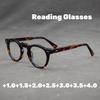 Retro Round Frame Reading Glasses Men Women Anti Blue Light Trends Eyeglasses Fashion High Definition Far Sight Eyewear +1.5+2.5