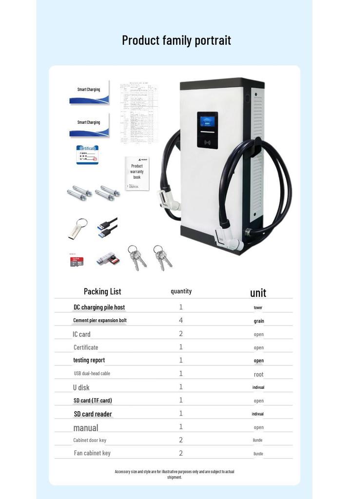 60-80 kW Dual Gun DC Fast Charging Station for Electric Vehicles